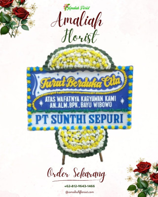 Papan Bunga Duka di Buguk Gona