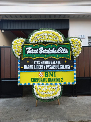 Papan Bunga Duka di Buguk Gona
