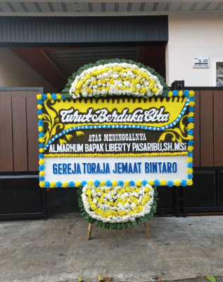 Papan Bunga Duka di Buguk Gona