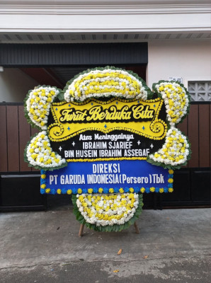 Papan Bunga Duka di Buguk Gona