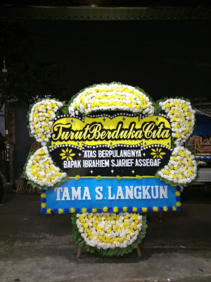 Papan Bunga Duka di Buguk Gona