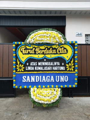 Papan Bunga Duka di Buguk Gona